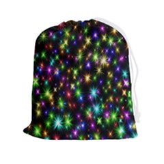 Star Colorful Christmas Abstract Drawstring Pouch (2xl)