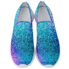 Rainbow Color Colorful Pattern Men s Slip On Sneakers by Grandong