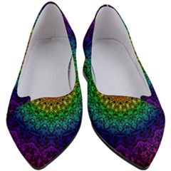 Rainbow Mandala Abstract Pastel Pattern Women s Block Heels  by Grandong