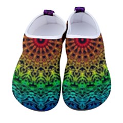 Rainbow Mandala Abstract Pastel Pattern Men s Sock-style Water Shoes by Grandong