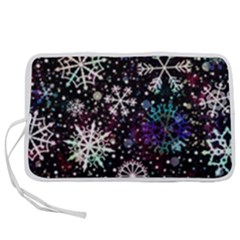 Shiny Winter Snowflake Pen Storage Case (m) by Grandong