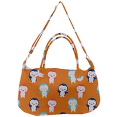 Cute Penguin Funny Pattern Removable Strap Handbag by Grandong