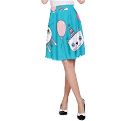 Cat Bunny A-line Skirt by Grandong