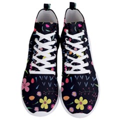 Beautiful Flower Plants Aesthetic Secret Garden Men s Lightweight High Top Sneakers by Grandong