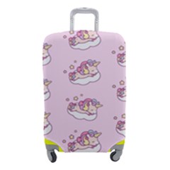 Unicorn Clouds Colorful Cute Pattern Sleepy Luggage Cover (small) by Grandong