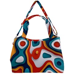 Colors Pastel Patterns Double Compartment Shoulder Bag by Grandong