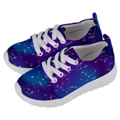 Realistic Night Sky Poster With Constellations Kids  Lightweight Sports Shoes by Grandong