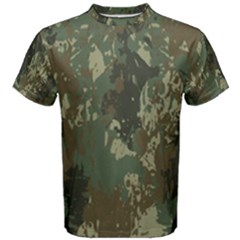 Camouflage Splatters Background Men s Cotton T-shirt by Grandong