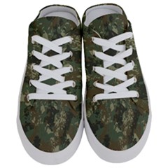 Camouflage Splatters Background Half Slippers by Grandong