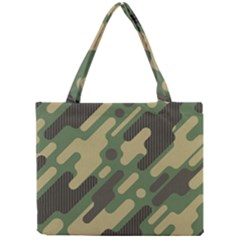 Camouflage Pattern Background Mini Tote Bag
