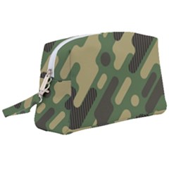 Camouflage Pattern Background Wristlet Pouch Bag (large) by Grandong