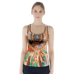 Dream Catcher Colorful Vintage Racer Back Sports Top