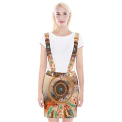 Dream Catcher Colorful Vintage Braces Suspender Skirt by Cemarart