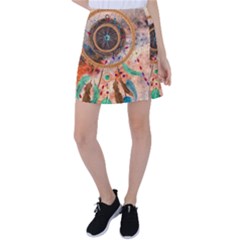 Dream Catcher Colorful Vintage Tennis Skirt by Cemarart