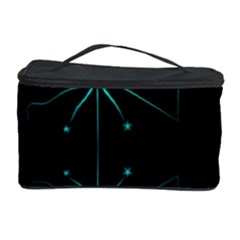 Space Time Abstract Pattern Alien Dark Green Pattern Cosmetic Storage Case