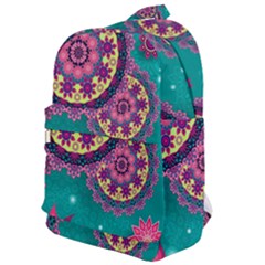 Floral Pattern Abstract Colorful Flow Oriental Spring Summer Classic Backpack by Cemarart