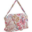 Red Flower Seamless Floral Flora Canvas Crossbody Bag View1