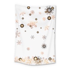 Golden-snowflake Small Tapestry
