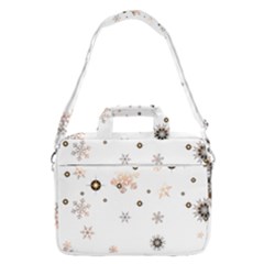 Golden-snowflake Macbook Pro 16  Shoulder Laptop Bag