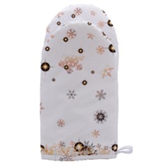 Golden-snowflake Microwave Oven Glove