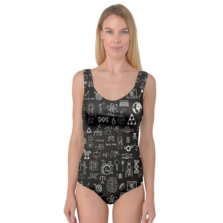 Doodle Art Chemistry Art Princess Tank Leotard 