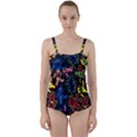 Dead Head Deadhead Grateful Dead Twist Front Tankini Set View1