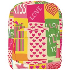 I Love You Doodle Full Print Backpack