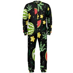 Watermelon Doodle Pattern Onepiece Jumpsuit (men)