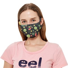 Watermelon Doodle Pattern Crease Cloth Face Mask (adult) by Cemarart