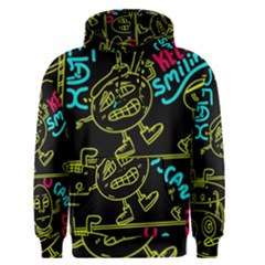 Keep Smiing Doodle Men s Core Hoodie by Cemarart