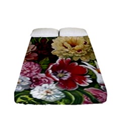 Parrot Painting Flower Art Fitted Sheet (full/ Double Size)