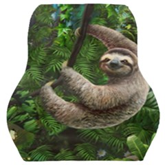 Sloth In Jungle Art Animal Fantasy Car Seat Back Cushion  by Cemarart