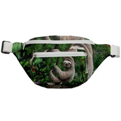 Sloth In Jungle Art Animal Fantasy Fanny Pack by Cemarart