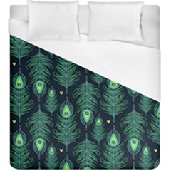 Peacock Pattern Duvet Cover (king Size) by Cemarart
