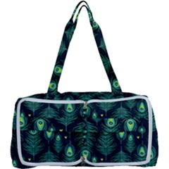 Peacock Pattern Multi Function Bag