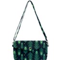 Peacock Pattern Removable Strap Clutch Bag View1