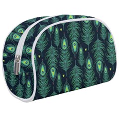 Peacock Pattern Make Up Case (Medium)