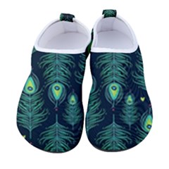 Peacock Pattern Women s Sock-style Water Shoes by Cemarart