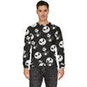 Jack Print, White, Before, Plain, Black, Simple, Christmas Men s Fleece Sweatshirt View1