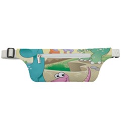 Kids Mural Cartoon Dinosaur Active Waist Bag