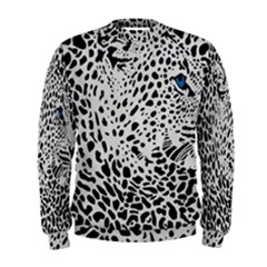 Leopard In Art, Animal, Graphic, Illusion Men s Sweatshirt