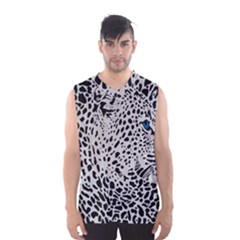 Leopard In Art, Animal, Graphic, Illusion Men s Basketball Tank Top by nateshop