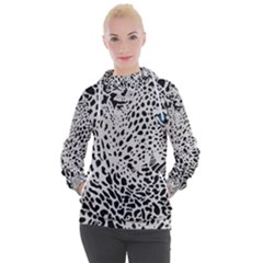 Leopard In Art, Animal, Graphic, Illusion Women s Hooded Pullover by nateshop