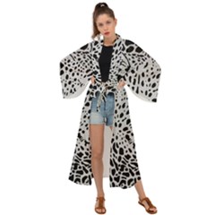 Leopard In Art, Animal, Graphic, Illusion Maxi Kimono by nateshop