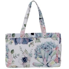 Nature, Floral, Flower, Print, Vintage Canvas Work Bag by nateshop