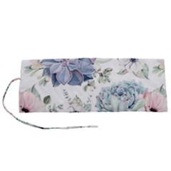 Nature, Floral, Flower, Print, Vintage Roll Up Canvas Pencil Holder (s) by nateshop