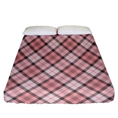 Pink Burberry, Abstract Fitted Sheet (queen Size) by nateshop