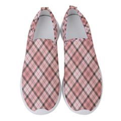 Pink Burberry, Abstract Women s Slip On Sneakers by nateshop