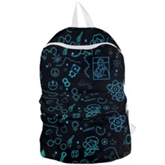 Cartoon, Halloween, Black, Dark Foldable Lightweight Backpack by nateshop