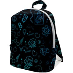 Cartoon, Halloween, Black, Dark Zip Up Backpack